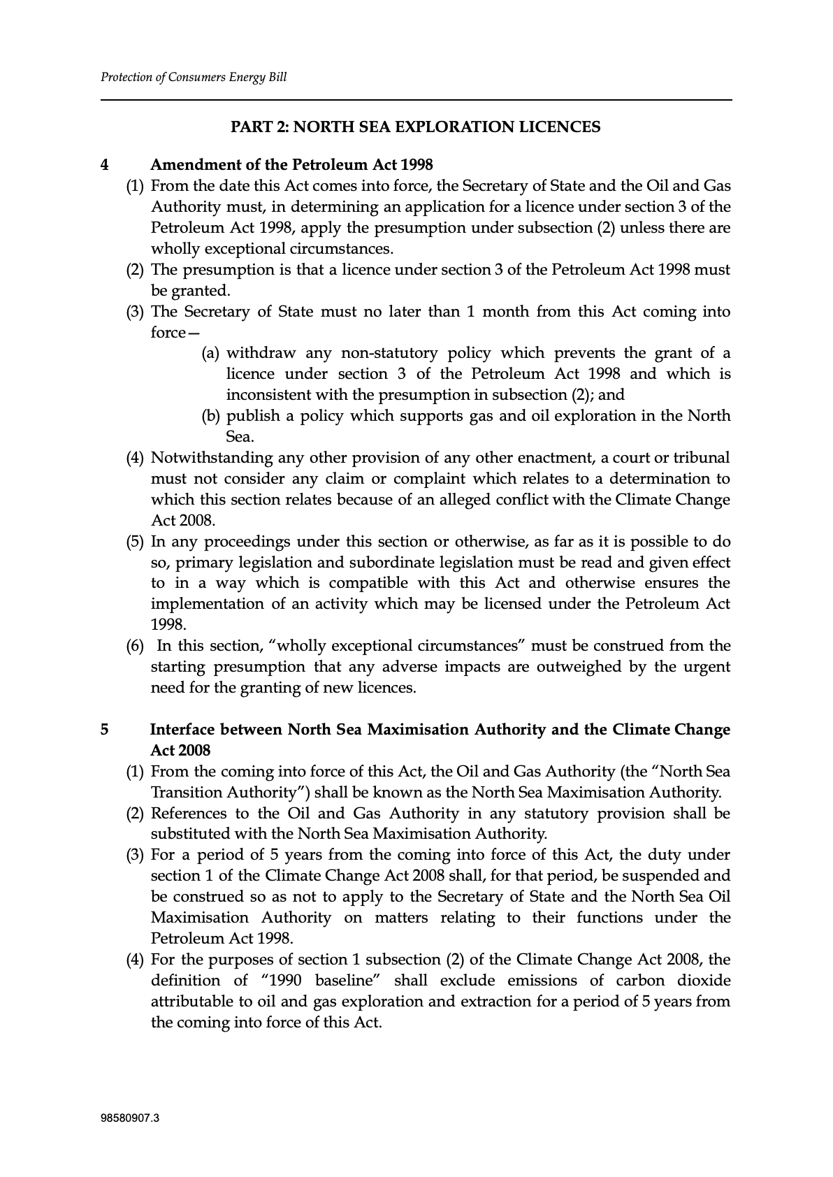 Protection of Bill Payers (Energy) Bill — page 4 of 11